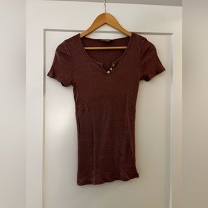 Michael Stars V-neck T-shirt in one-size-fits-all!